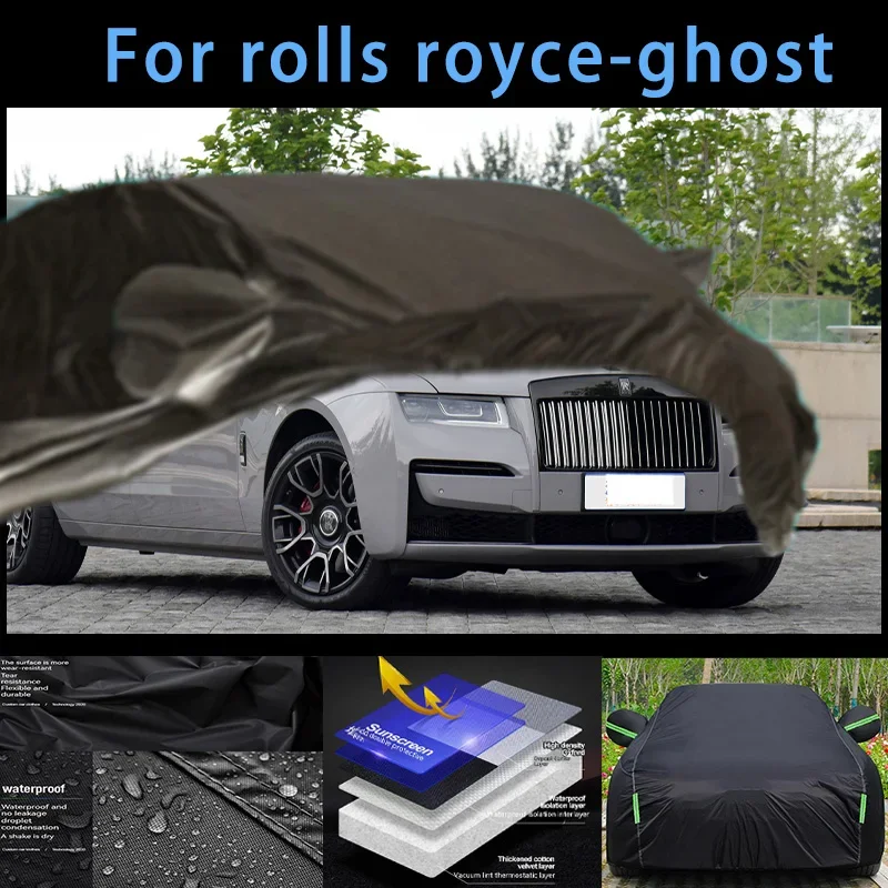 

For rolls royce-ghost Outdoor Protection Full Car Covers Snow Cover Sunshade Waterproof Dustproof Exterior Car accessories