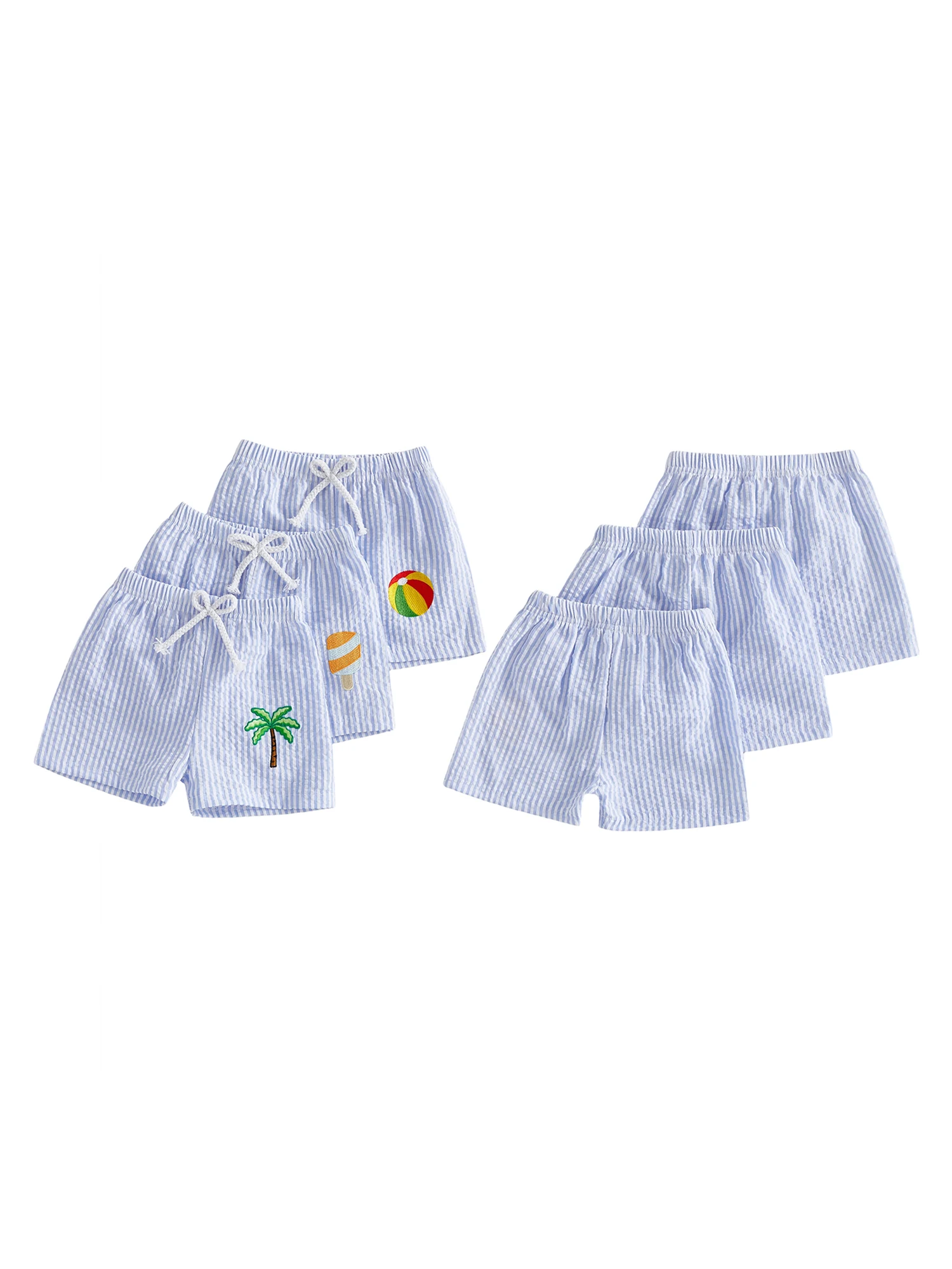 

Boys 3-Piece Set with Dinosaur Embroidery Camouflage Print and Elastic Waist Shorts - Kids Summer Casual Fashion Shorts for