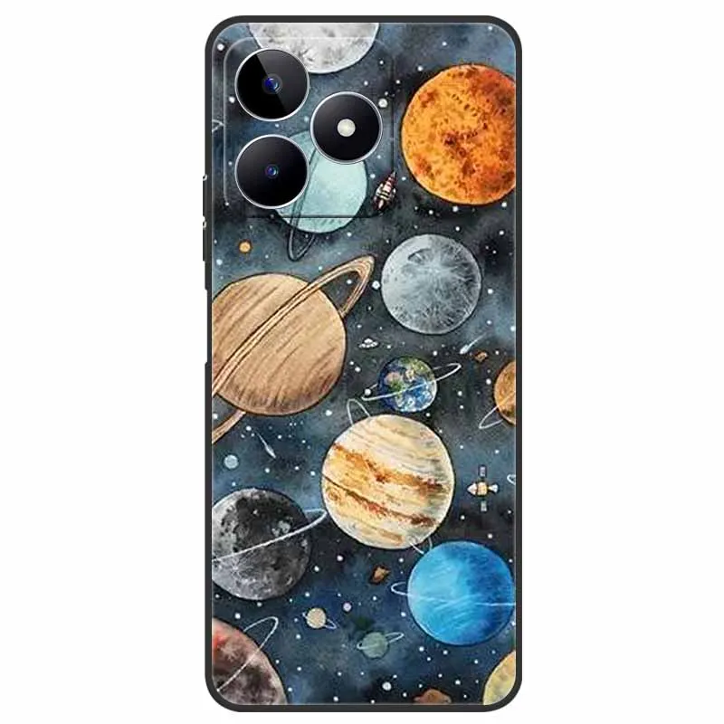 For Realme Note 50 Case 6.74'' Animals Wolf TPU Soft Shockproof Cover for Realme Note 50 Phone Cases Silicone Capa Realme NOTE50