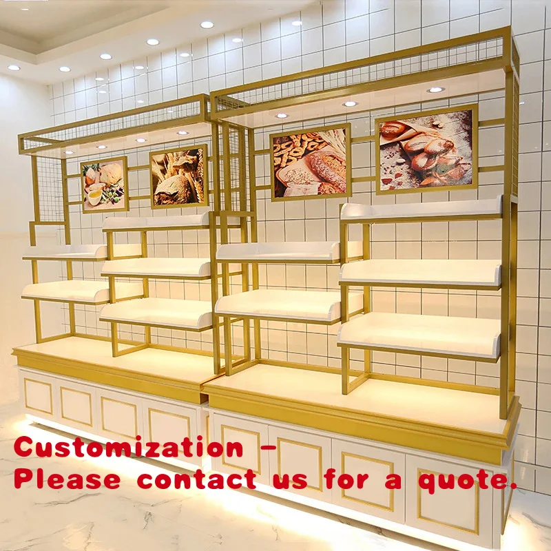 

Customize.Kainice Supply Bakery Display Cabinet Wooden Bakery Countertop Display Cases Racks Display Dessert Shop