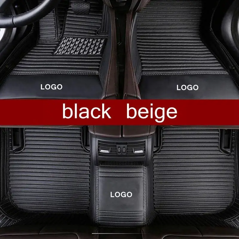 

Car Floor Mats for Toyota Camry 2012-2017 XV50 Sedan Leather Waterproof Non-Slip Automobile Carpet Cover Pads Car Accessories