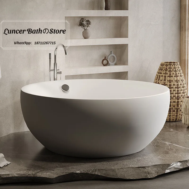 Circular surfing massage bathtub - Premium homestay, colorful circular thermostatic heated independent bathtub