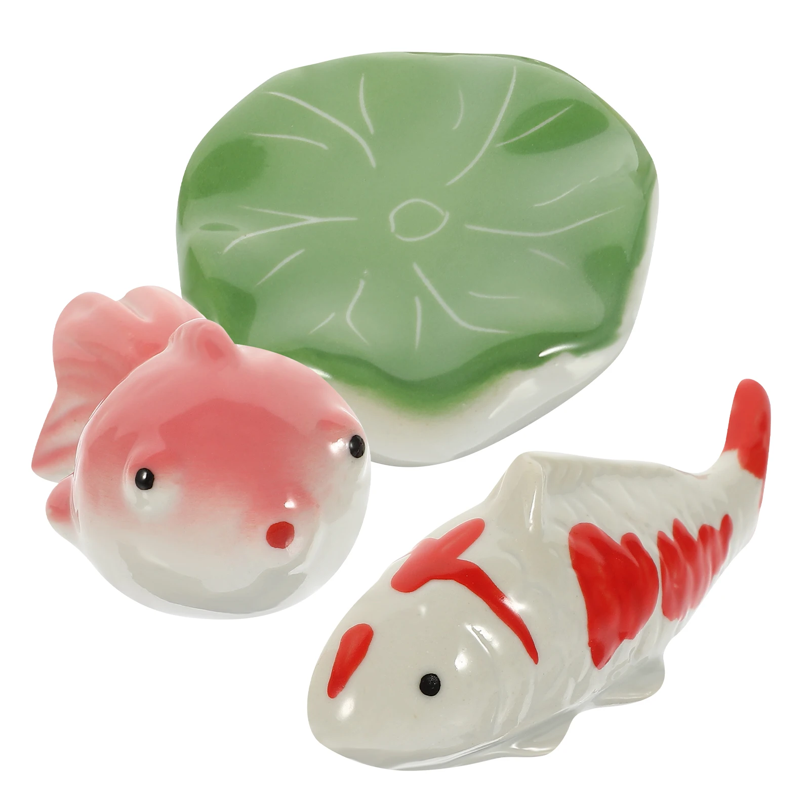 

3pcs Ceramic Decoration Fish Tank Floating nament Aquarium Ceramics Aquatic Creature Handmade Water Globe Set