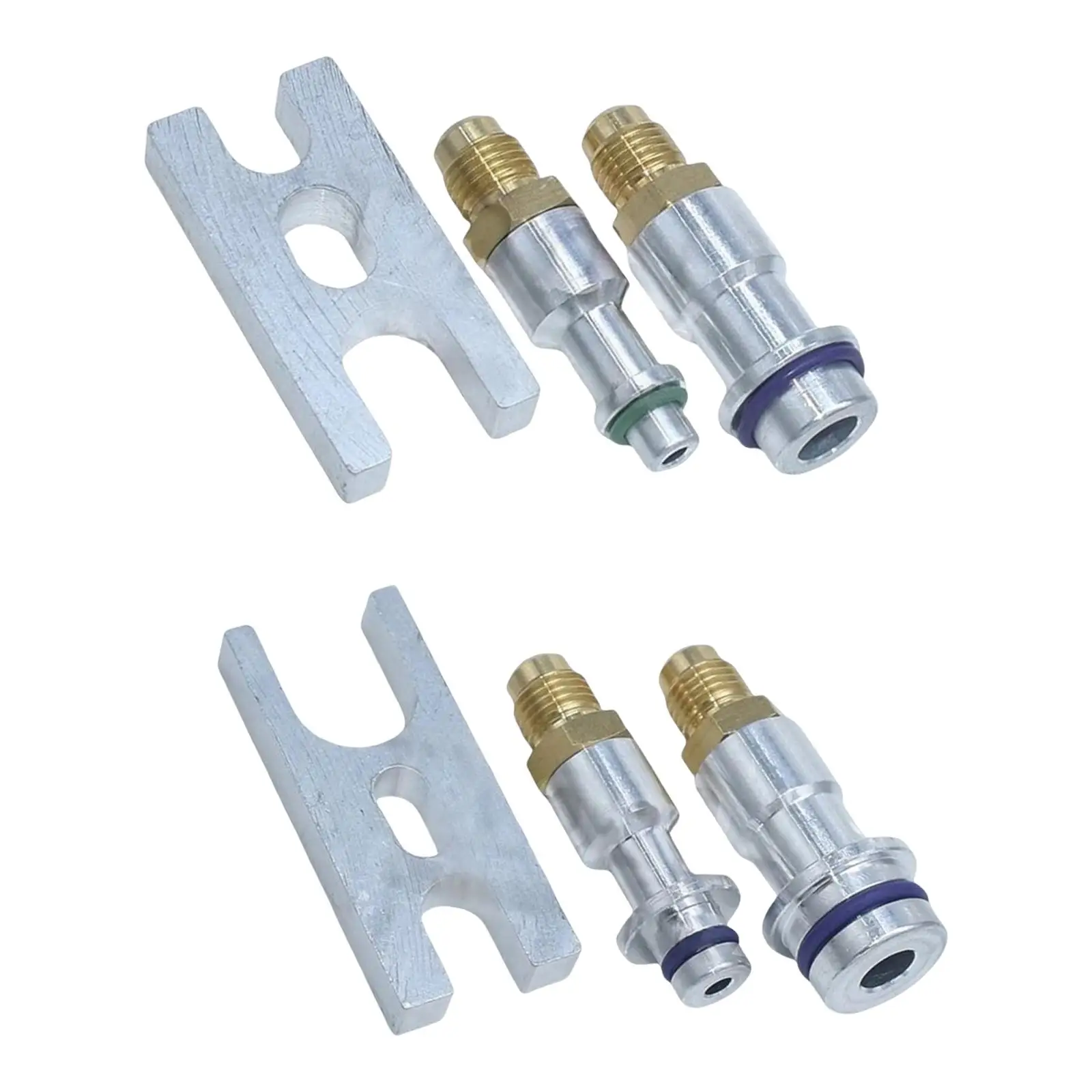 Car Air Conditionings Leak Test Plug Stopper Universal Refrigeration Hose Connector for Fast System Diagnosis
