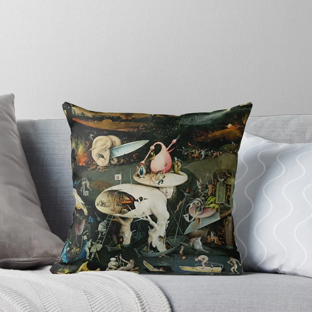 

Hieronymus Bosch Garden of Earthly Delights (Hell) Best Quality Throw Pillow Couch Pillows Cushion Child Cusions Cover pillow