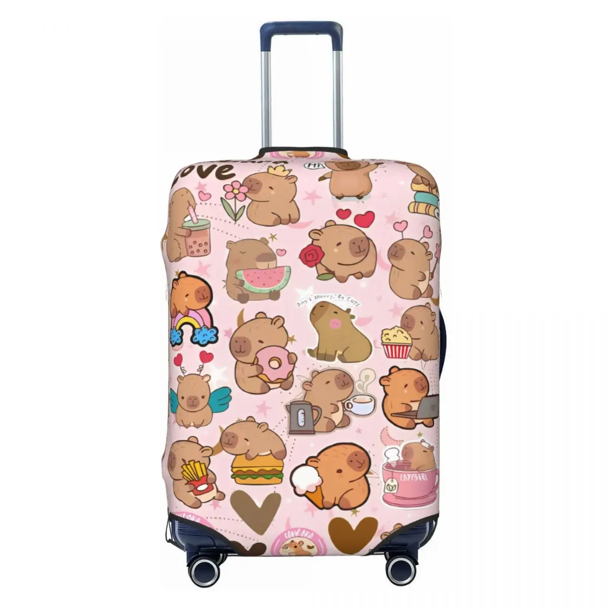 

Чехол для багажа Capybara Love, эластичный дорожный чемодан, защитные чехлы, костюм для 18-32 дюймов