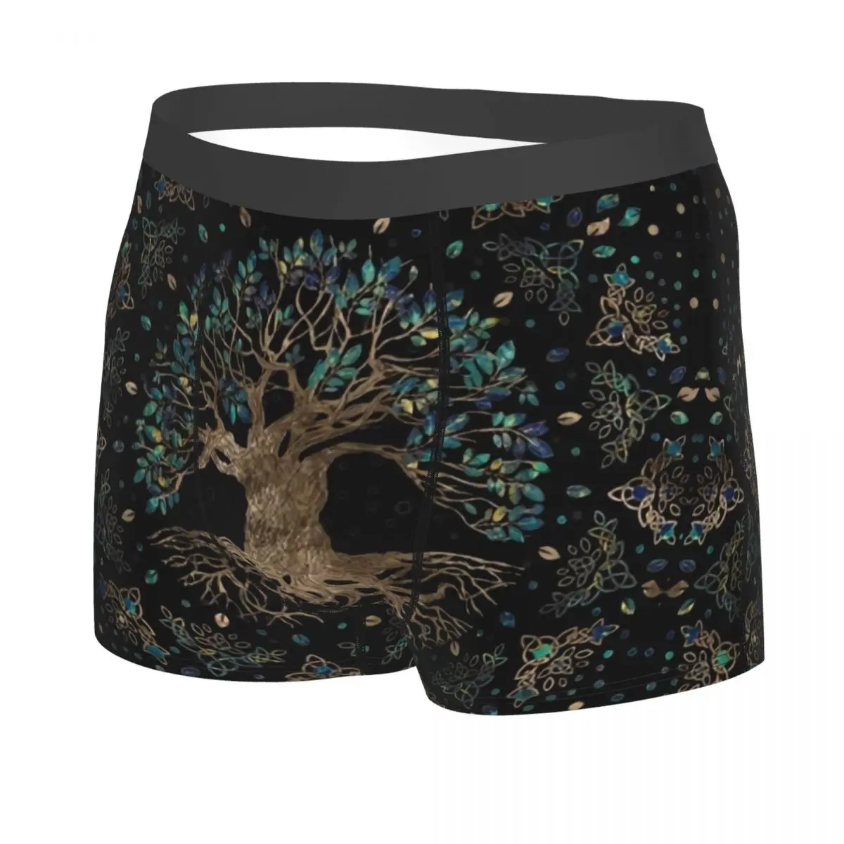 Tree Of Life Ornament Viking Underwear Men Print Customized Vikings Valhalla Boxer Briefs Shorts Panties Breathable Underpants