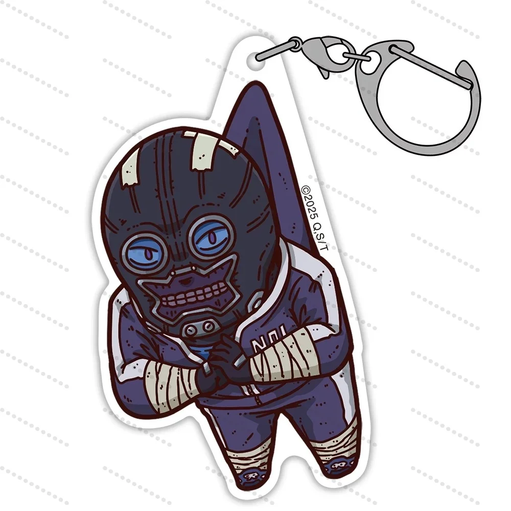 Dorohedoro Anime Cosplay Charm Acrylic Keyring  Figure Key Chain Phone Pendant Halloween Decor Boy Girl's Party 6cm
