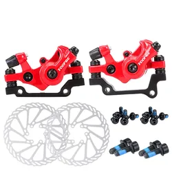 Ultralight mountain bike mechanical line pull disc brake mtb electric bicycle disc brake universal front and rear brake calipers