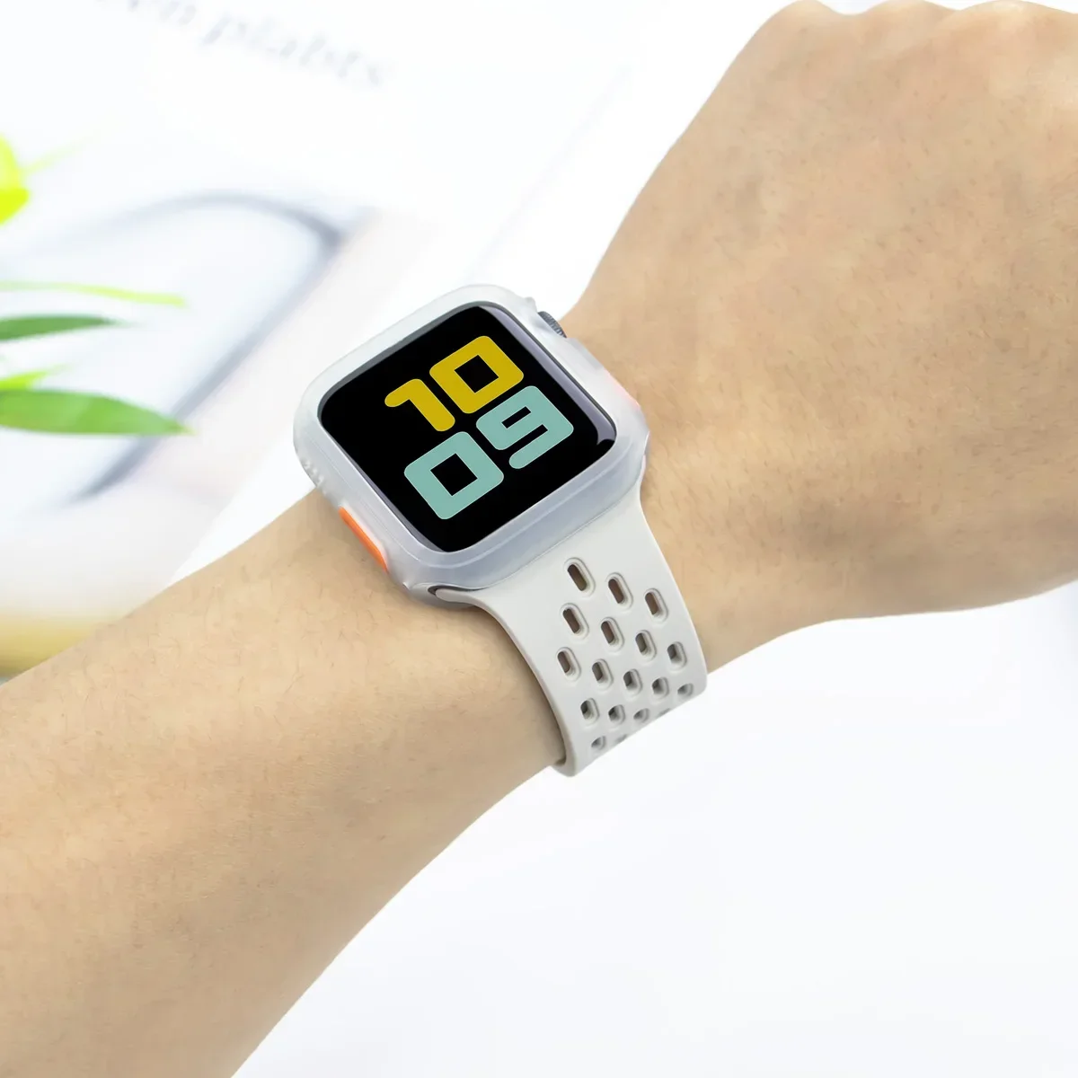 Ремешок для Apple Watch Band Ultra 2 49 мм 42 мм 44 мм 40 мм, Силиконовый ТПУ Браслет для часов версии 9, 8, 7, 6, SE, 5, 4, 45 мм, 41 мм