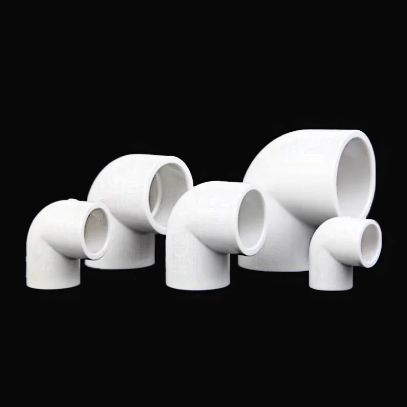 2PCS PVC Water Pipe Fittings, 90 Degree Right Angle Elbow Joint, Fish Tank Fittings, D 20mm ~ 63mm