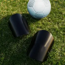 1 par de Mini espinilleras de fútbol, espinilleras de fútbol para jóvenes, espinilleras de fútbol para niños y niñas, equipo protector resistente a impactos