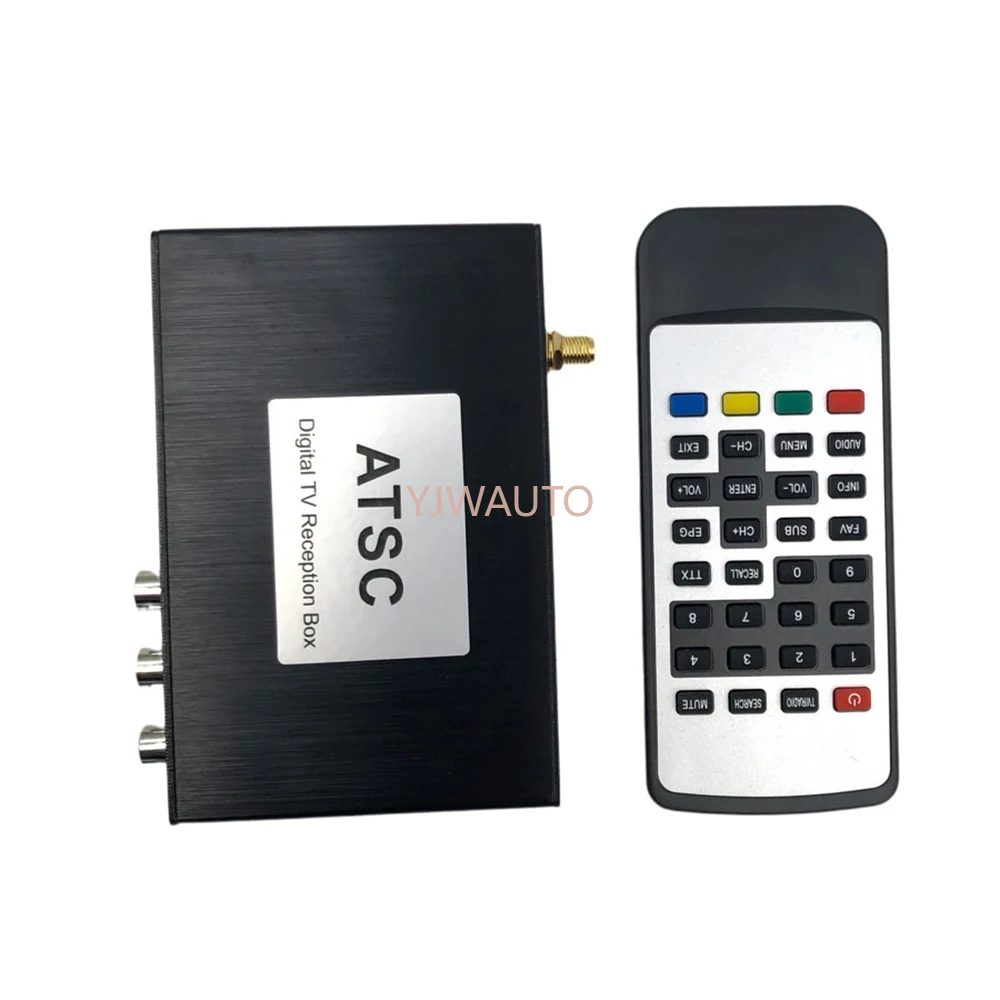 TV Receiver for Car Digital TV Turner Reception Box HD ATSC Mobile Digital TV Receiver for USA Canada United States Mexico Korea