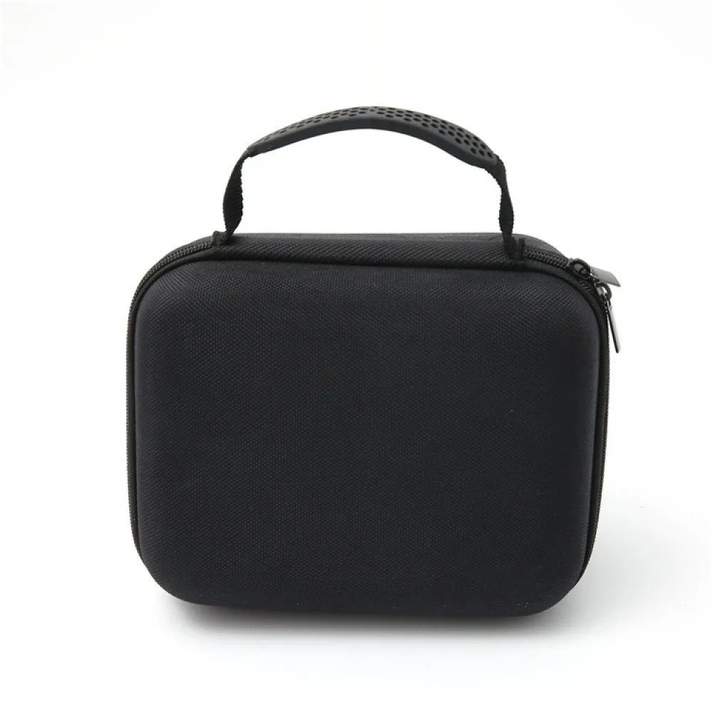 Durable and portable EVA material professional shooting protective earmuffs storage bag, lightweight black noise-reducing earmuf