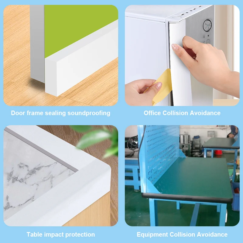 Eva Single-Sided White Foam Buffer Shockproof Tape Door And Window Sealing Anti-Collision Gap Auto Sound Insulation Protection - Image 6