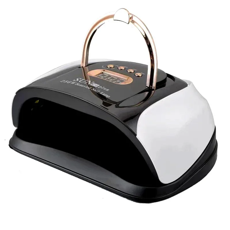 1Pc SUNC4PLUS 256W Sunuvled LED Nail Lamp For Fast Drying Gel Nail Polish Dryer With 57LEDS