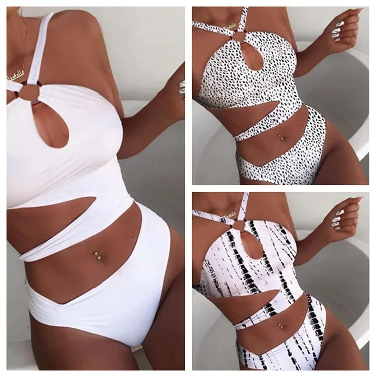 

Sexy One-Piece Pure Color Bikini Women's Swimsuit Sporty Fashionable Swimwear Elegant Design Comfortable Fit from Mainland China