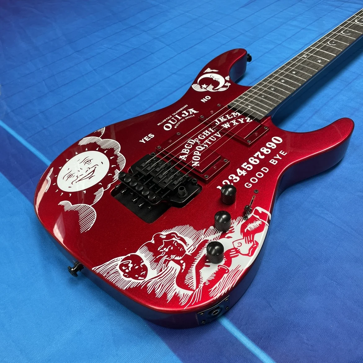 6현 일렉트릭 기타, 달과 별 모양의 프렛보드 인레이가 - Electric Guitar Beginner 리뷰 및 가격
