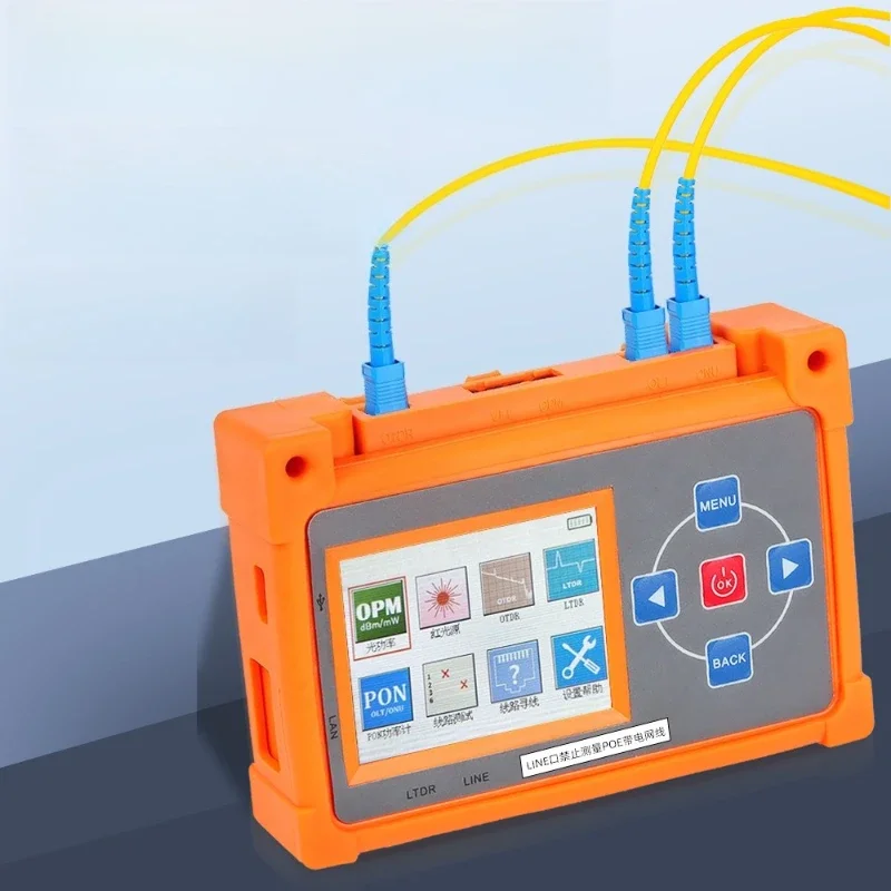 Test network line seeking line-to-line ranging PON optical power meter stable light source