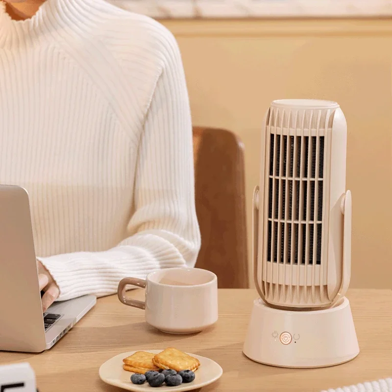 2023 New Electric Heater Fan Portable Home Desktop Winter Heating Warmer Air Blower Office Electric Hand Warmer Machine