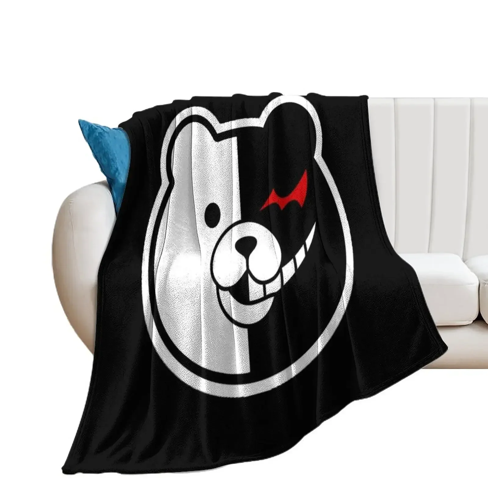 Dangaronpa Monokuma Throw Blanket Thin Softest Blankets