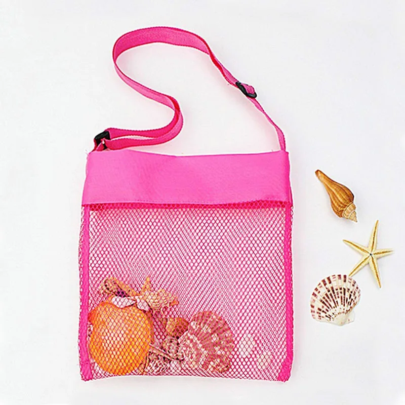 Children Sand Away Protable Mesh Bag Kids Toys Clothes Storage Outdoor Beach Eco Sundries Organizers Women Cosmetic Makeup Bag