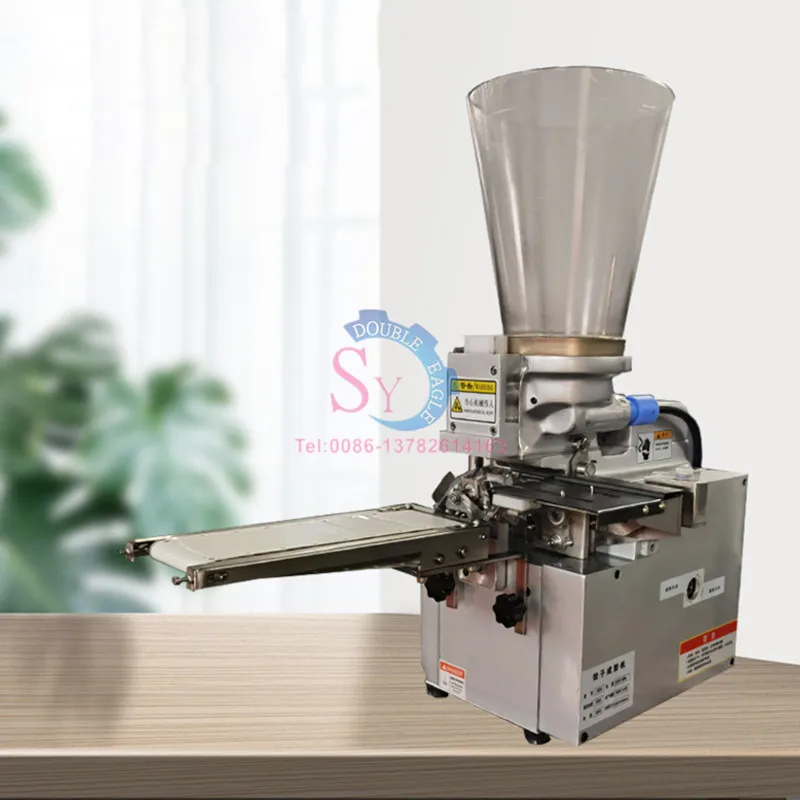 ماكينة صنع الزلابية جيوزا اليابانية على الطاولة ماكينة تغليف الزلابية الصغيرة ماكينة صنع الزلابية من الفولاذ المقاوم للصدأ شبه الأوتوماتيكية