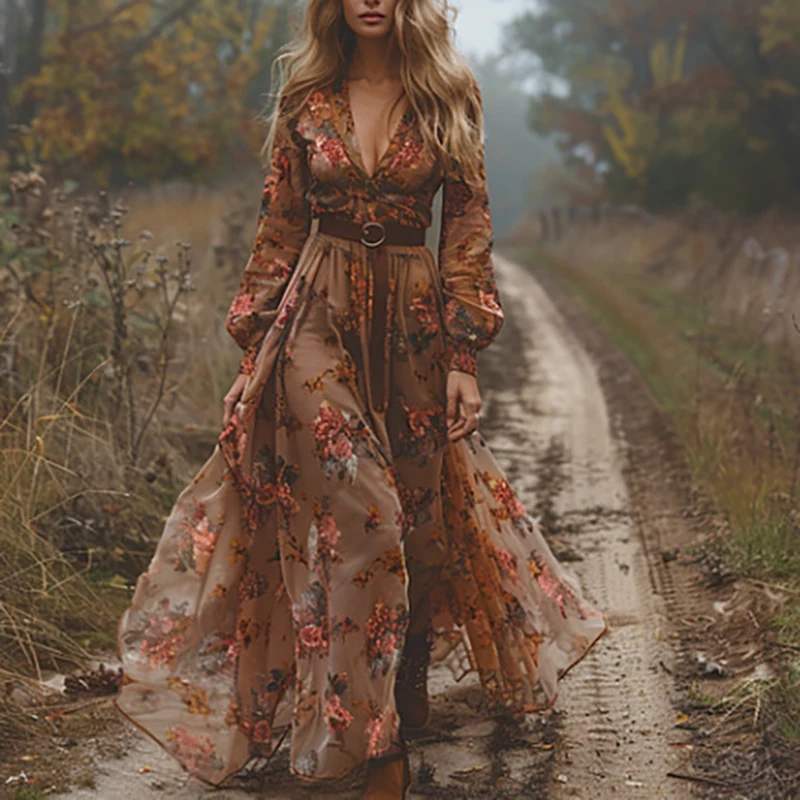 Thumbnail 3 - #38 Discounted Flowing Long Dress Worth Buying