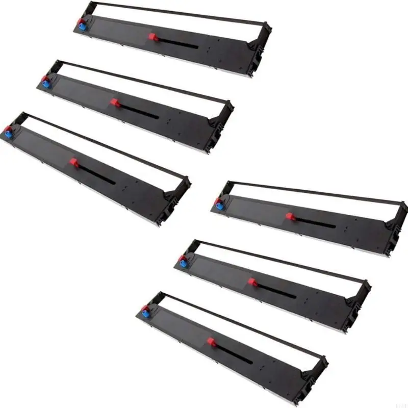R58F 6Pcs Printer Ribbon Cassette Ribbon Holder For OKI5860SP/OKI5660SP/OKI8660 Printer Supplies Replacement Printer Ribbon