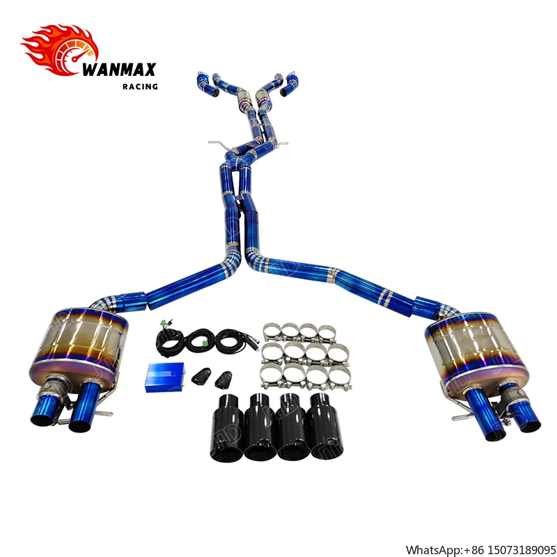 

High Performance Escape Titanium Valvetronic Exhaust System Catback Muffler for S7 C7