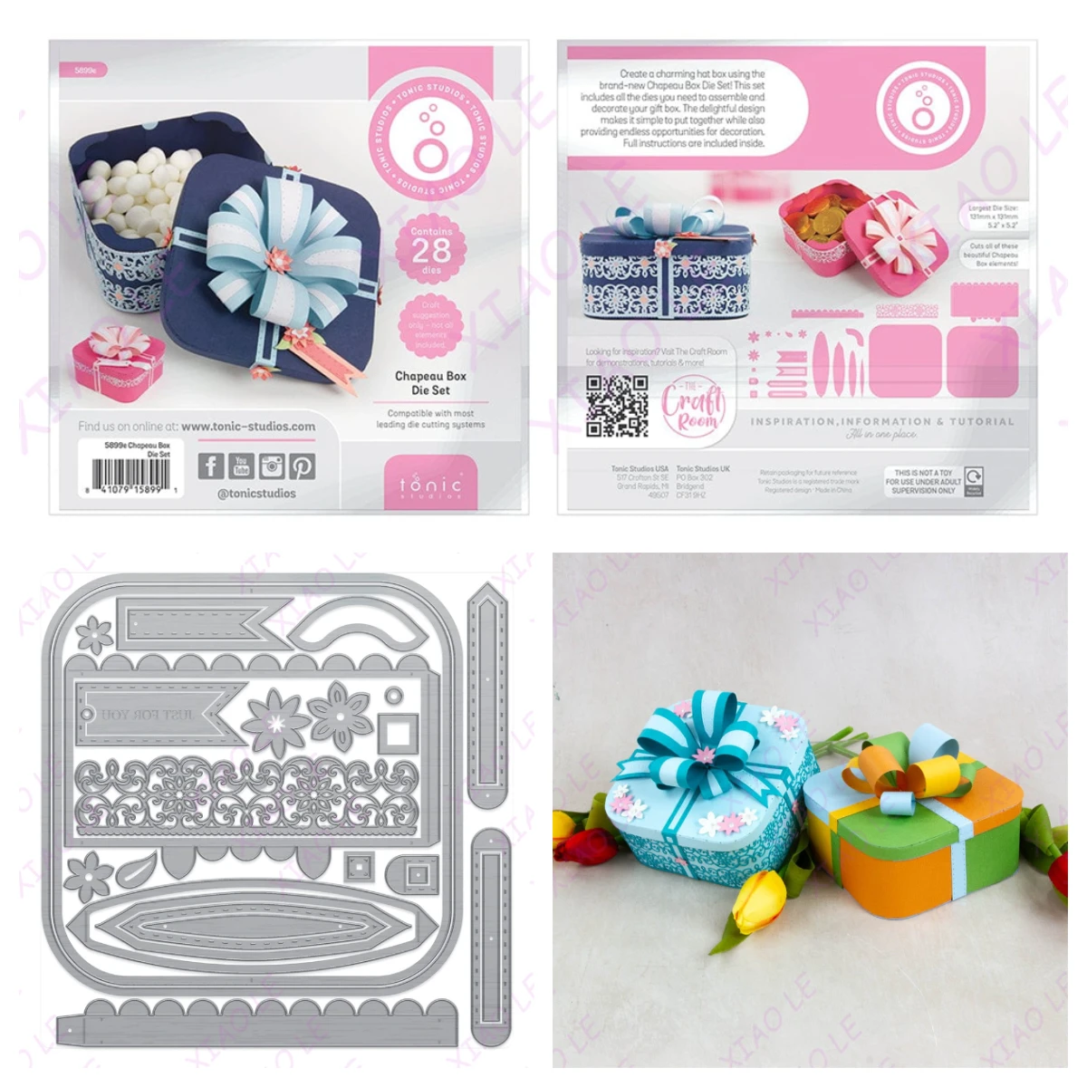 

2025 New Chapeau Box Metal Cutting Dies Scrapbook Diary Decoration Stencil Embossing Template DIY Greeting Card Handmade