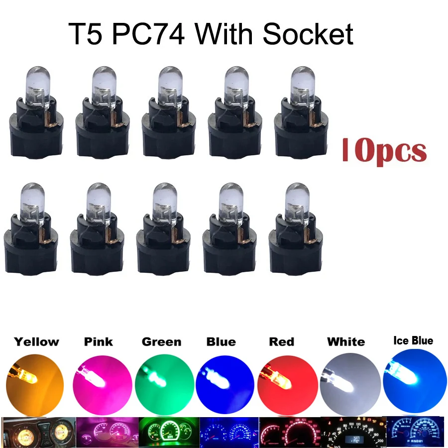 10Pcs T5 PC74 B8.5 … - image