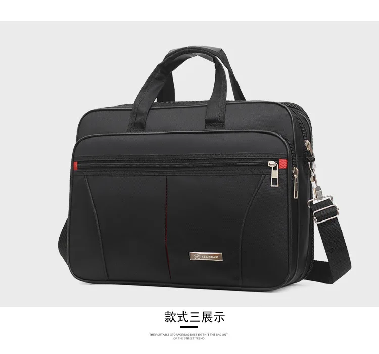 High-capacity Briefcase Business Document Information Storage Bags Weekend Travel Laptop Protection Organize Handbag Accessories