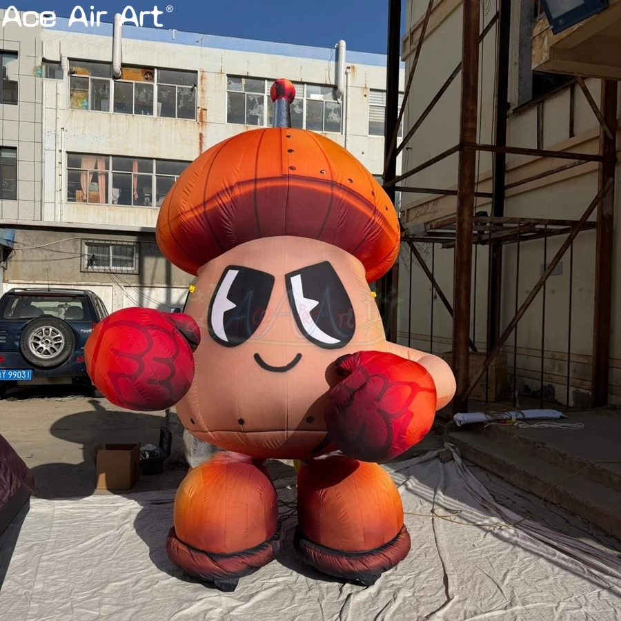 

Гигантский надувной мультяшный персонаж-гриб для игровых мероприятий и уличных промоакций
