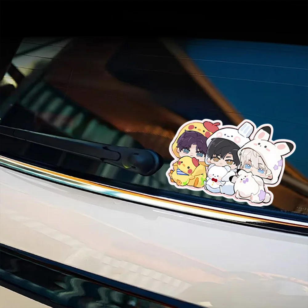 Xavier Rafayel Zayne Love and Deepspace Car Sticker Auto Window Bumper Vinyl Decal Waterproof Motorcycle Body Fuel Tank Decorate