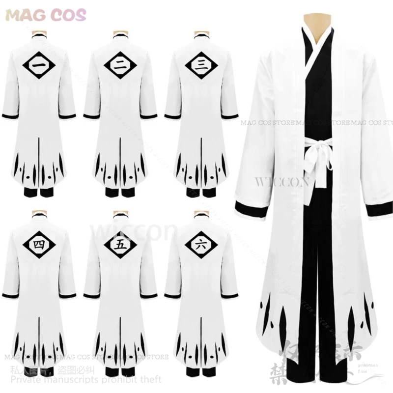 

Anime Bleach Cosplay Aizen Sousuke Thousand Year Blood War Captain Japanese Kimono Arrancar Uniform Halloween Christmas Roleplay