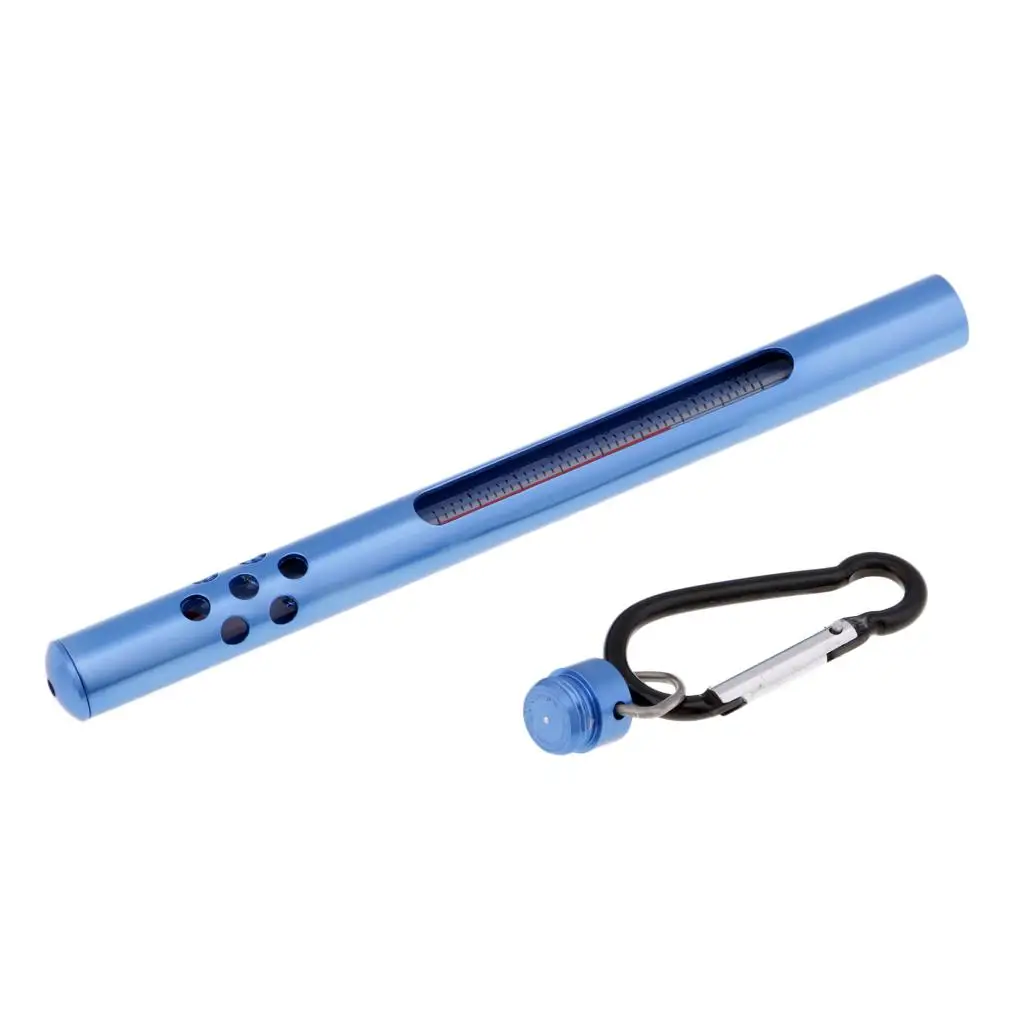 Stream Fly Fishing Thermometer Pocket Clip Double Scale Fishing Material for River and Brook Fishing Accessories