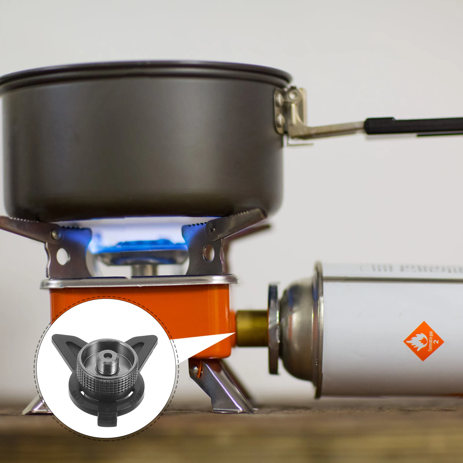 

Versatile Butane Propane Adapter Gas Tank Connector Quick Connect Furnace Converter for Outdoor Camping Hiking