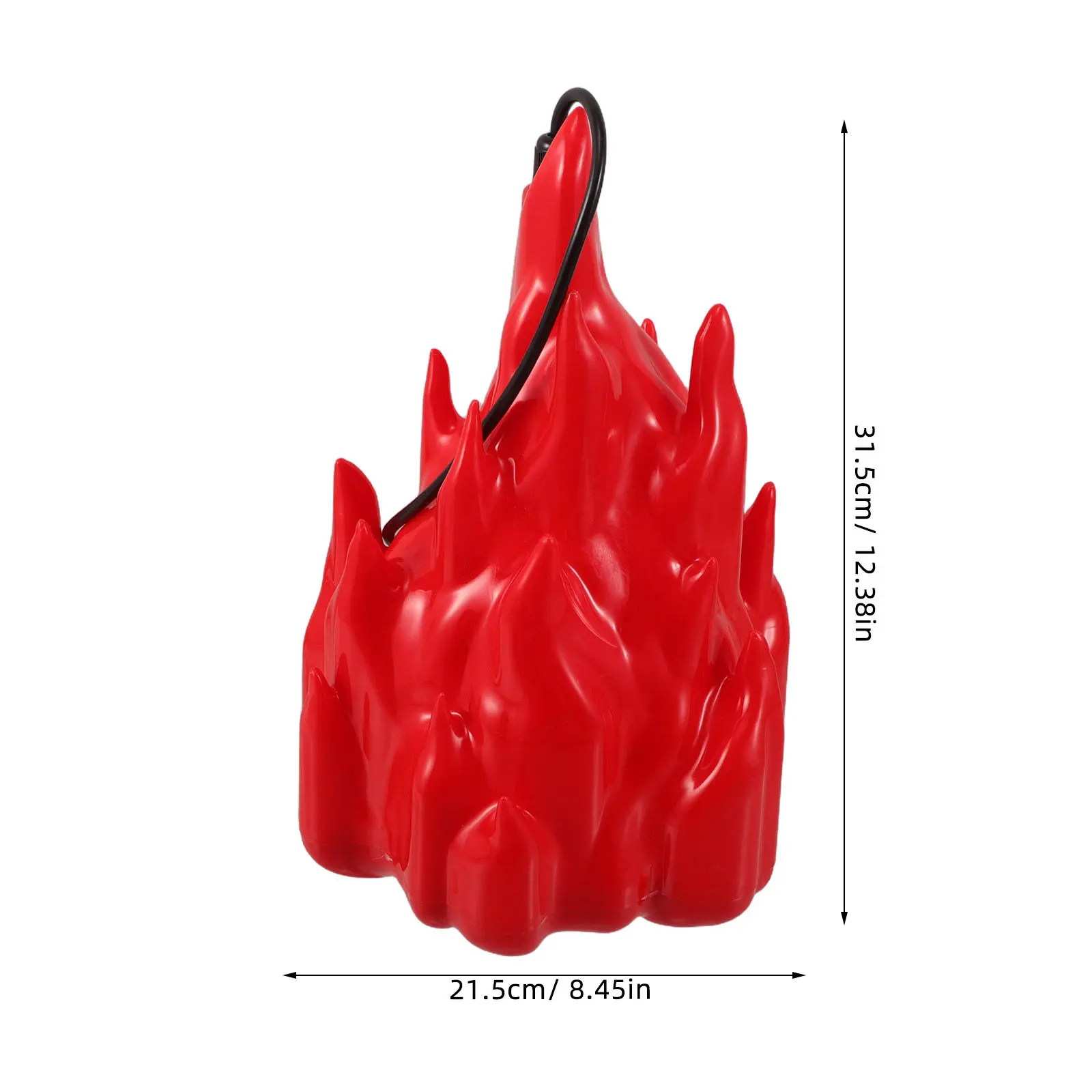 Fake Flame Lamp Simulated Flickering Fire Light LED Flame Effect Nightlight Cozy Atmosphere Decor for Home Camping Restaurant