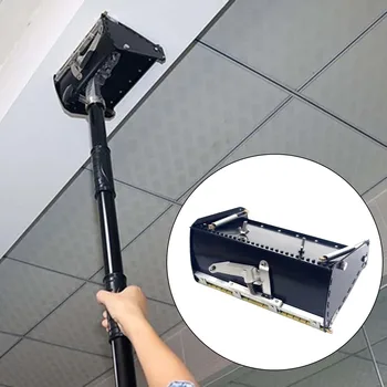 Caja de acabado plana para paneles de yeso de 8 pulgadas, raspador de enyesado de pared compacto, ligero