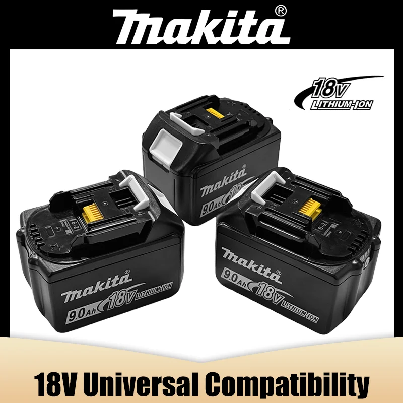 Makita 18V 9Ah Battery for Makita Tool,DGA504、DTD173、DTW600 Rechargeable Replacement Lithium Battery