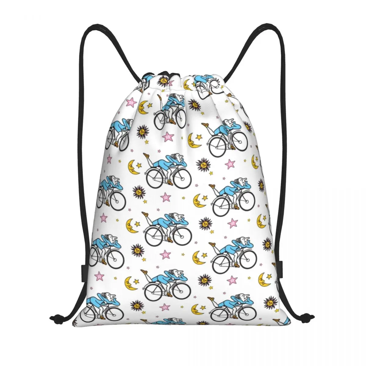 Bicicleta leve Dia LSD 1943 Padrão Sacos De Cordão, Mochila De Armazenamento De Ginástica, Acid Blotter, Party Sports Gym, Personalizado