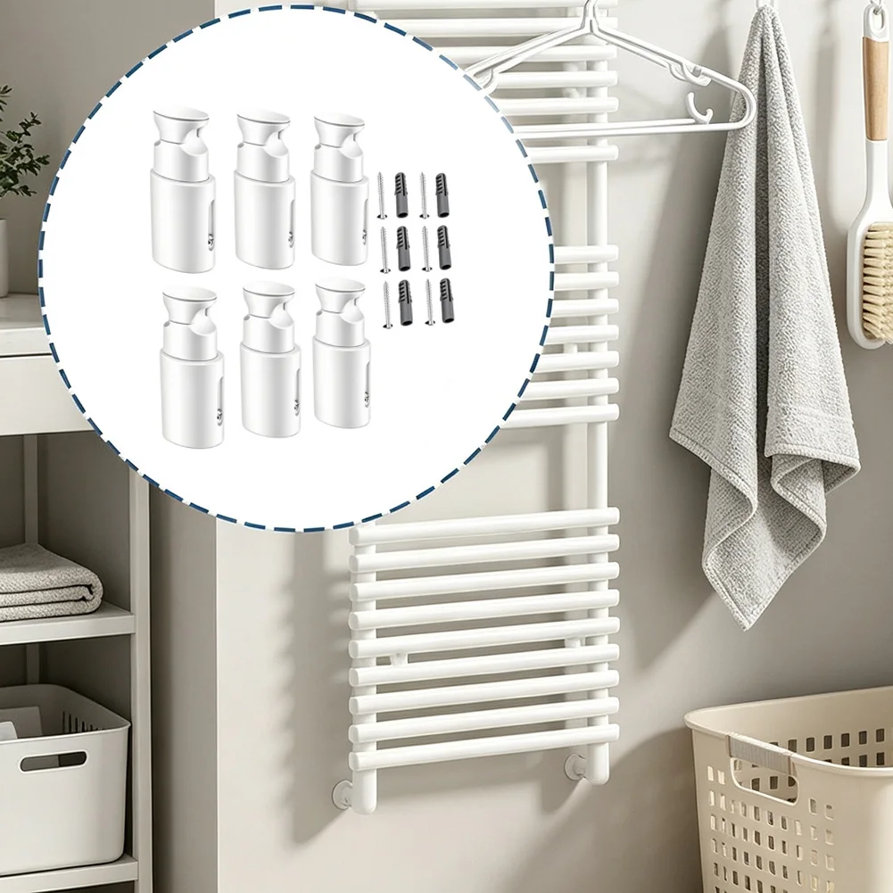Copper Aluminum Heating Bracket Hook For Household Radiators Towel Wall Mount ABS Plastic Hanging Organizer Home Improvement