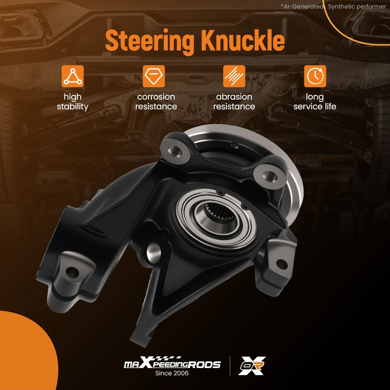Steering Knuckle Assembly Front Left for Citroen Berlingo Peugeot Partner 364653