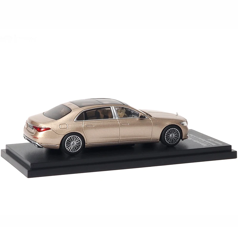 Diecast 1/64 Size AR Box Benz Model Car Benz S-Class 2021 Alloy Car Model Toys Boys Gift Collection Display Hobby Original Box