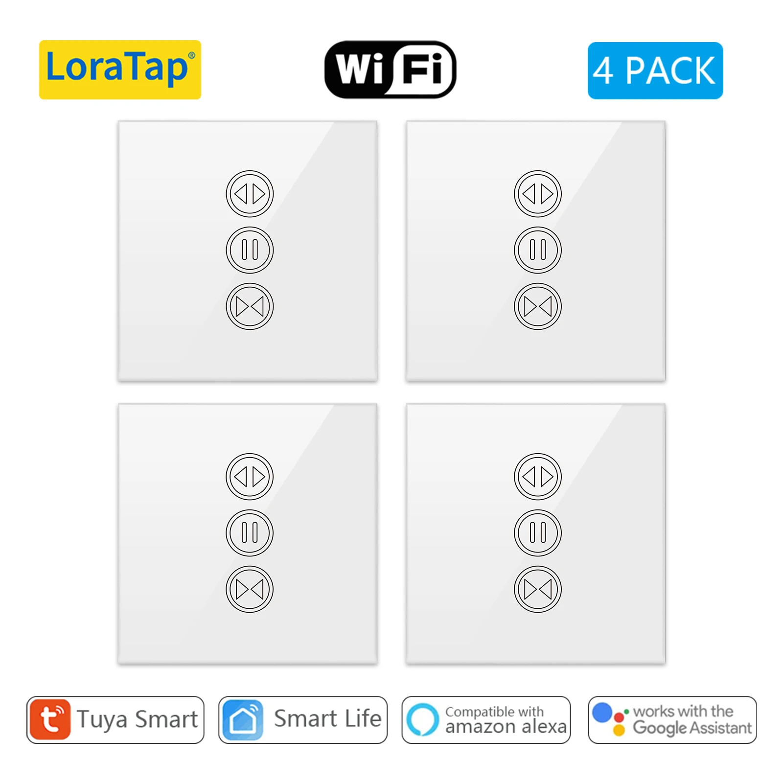 White 4 PACK