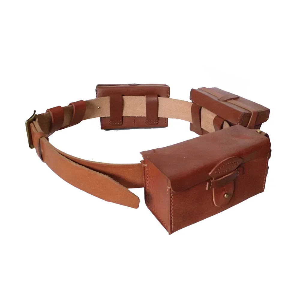 The Japanese Type 38 Belt Equipment Combination Equipment Set Clip Belt Cowhide Material Equipment Combination