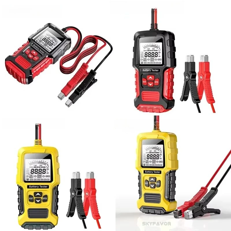 Automatic Maintenance-free Deep Cycle Battery Tester Universal 12V 24V Lead Acid CCA Internal Resistance Analyzer