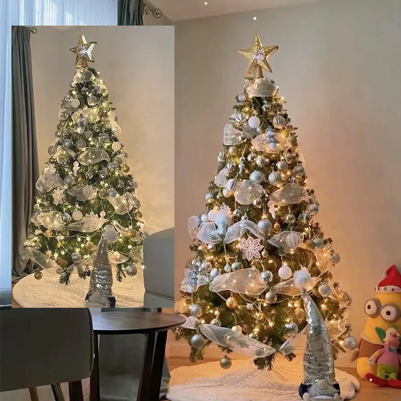 Encrypted Branch Christmas Tree Deluxe Set Premium Household Xmas Decoration Indoor Window Layout - view 5