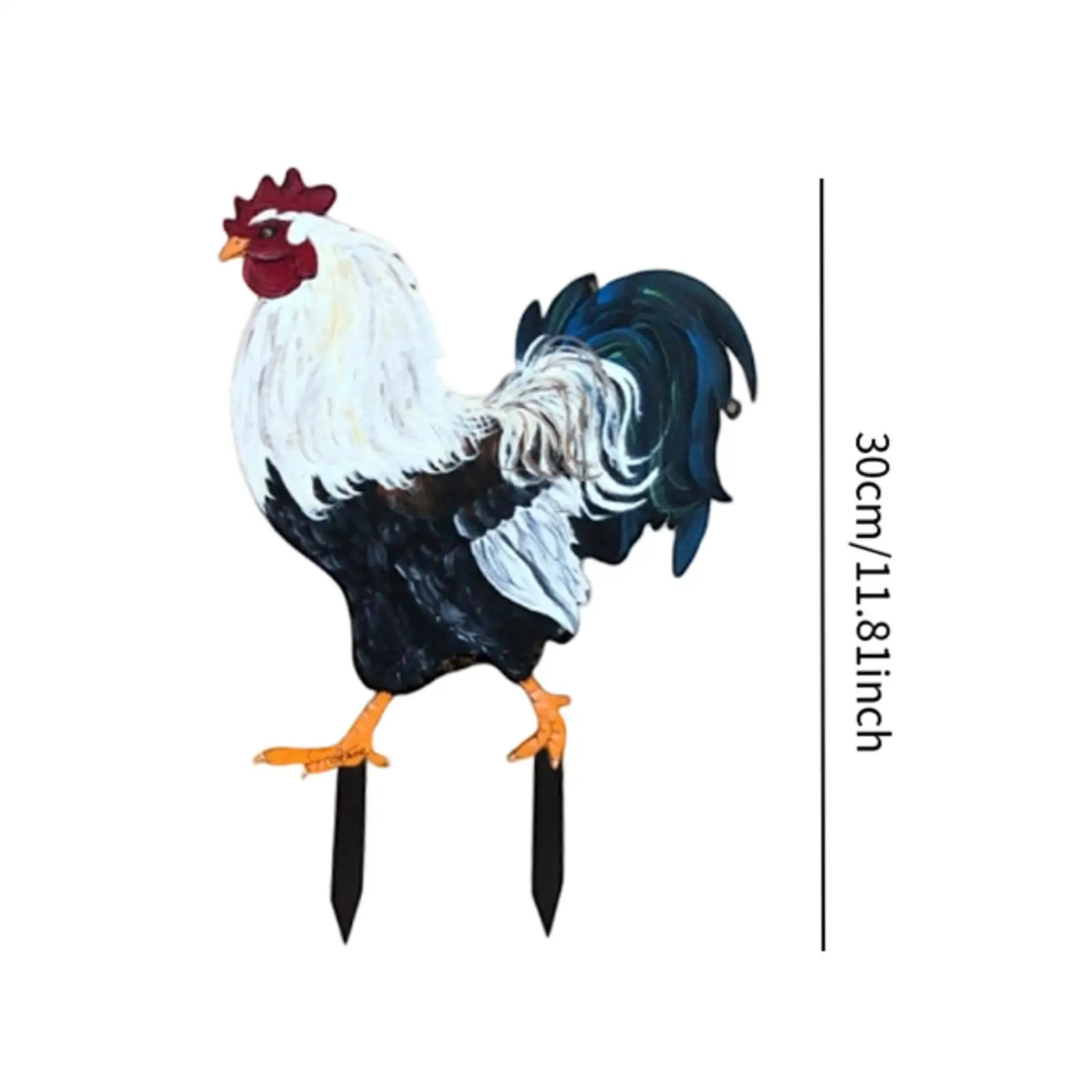 الديك حديقة حصة ساحة الفن الدائمة الهدايا ساحة حصص النحت الراتنج الزخرفية الحيوان النحت لمسار الفناء الخلفي #6